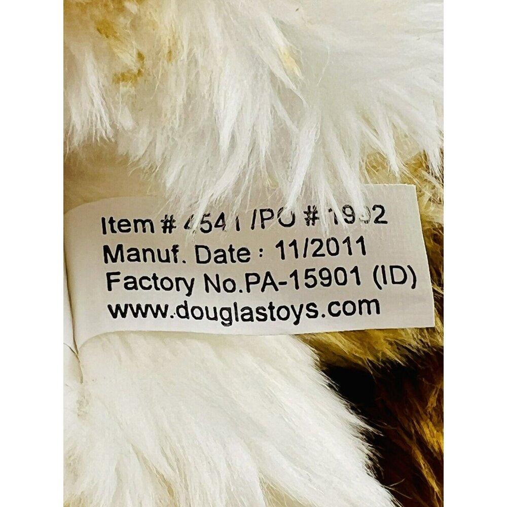 Douglas Liam Llama Plush Alpaca 11 inch Cream with Brown - Picture 7 of 7